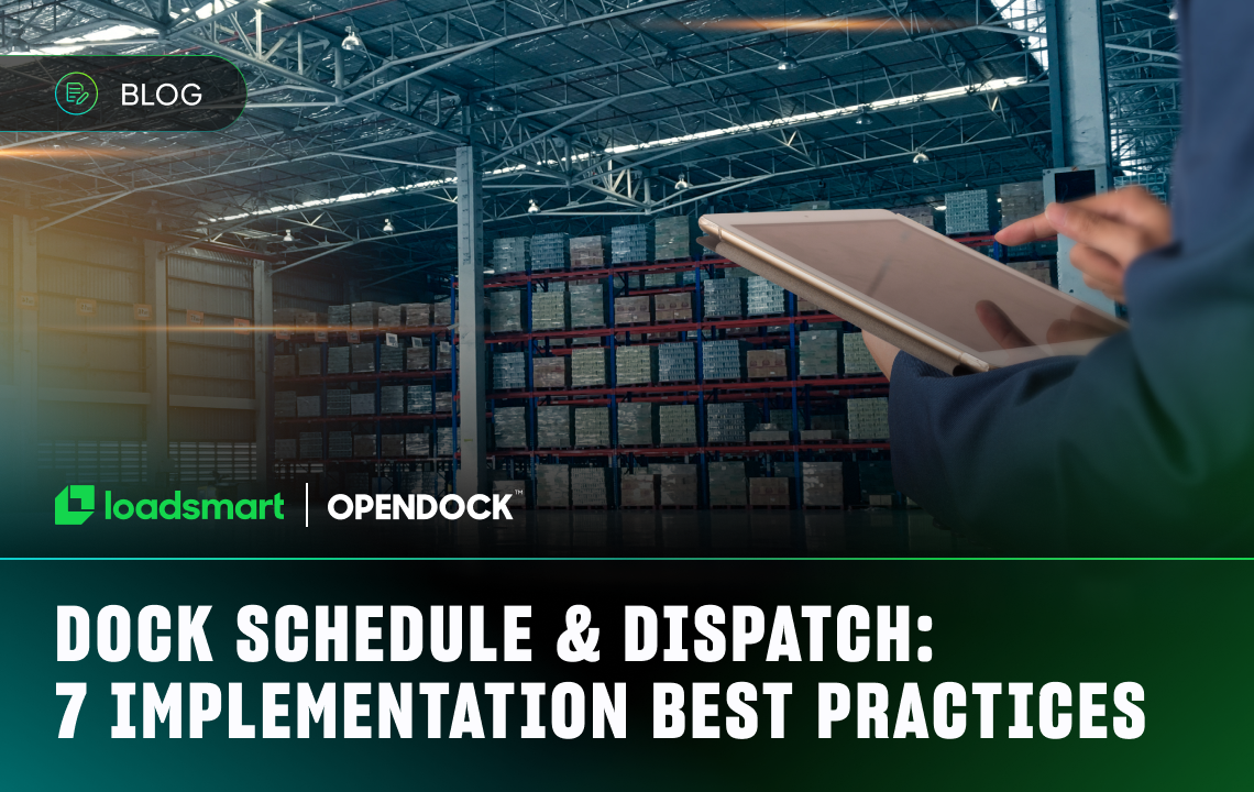 Dock Schedule & Dispatch